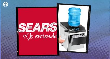 Sears le rebaja más de mil pesos a esta máquina de hielos que hace hasta 25 kilos