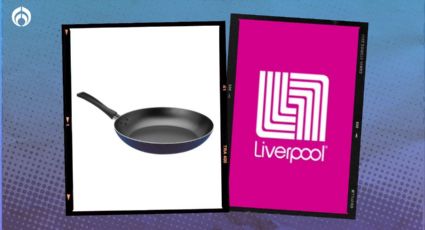 Liverpool: el sartén Ekco de aluminio que no se le pega nada, tiene 1 año de garantía y el 60% de descuento