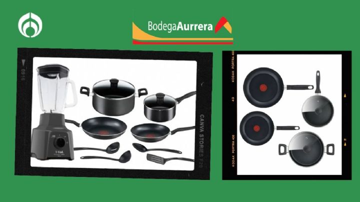 Bodega Aurrera puso en remate esta batería de cocina y licuadora T-Fal