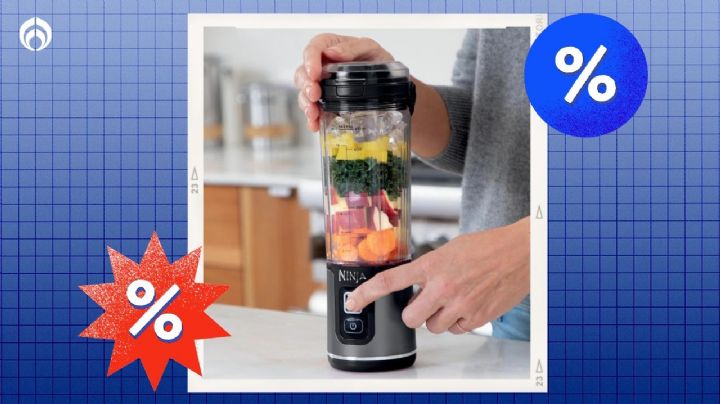 Ninja ofertas: la licuadora portátil recargable que tritura ingredientes congelados y está en remate