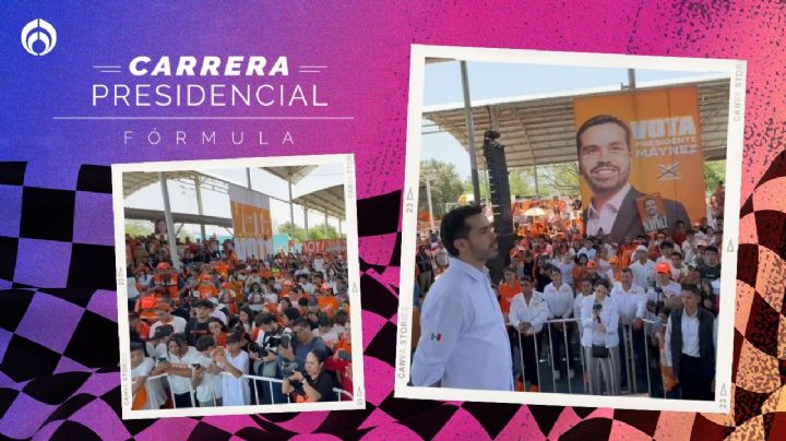 Máynez inicia cierre de campaña en Colima; honra a fallecidos en San Pedro Garza