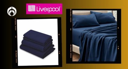 Liverpool puso con descuento este juego de sábanas en 9 colores, son frescas y transpirables, ideal para el calorón