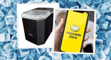 Mercado Libre 'casi regala' máquina de hielo ligera de hasta 12 kilos al día ideal para fiestas