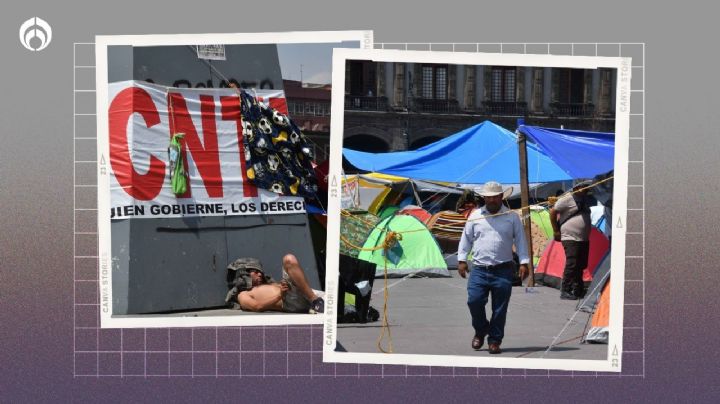 ¿CNTE dejará el Zócalo para cierre de campaña de Claudia? Analizarán si levantan o no campamento