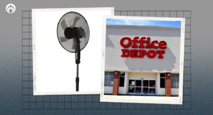 Office Depot: ventilador compacto de tres velocidades ¡está a menos de 400 ‘pesitos’!