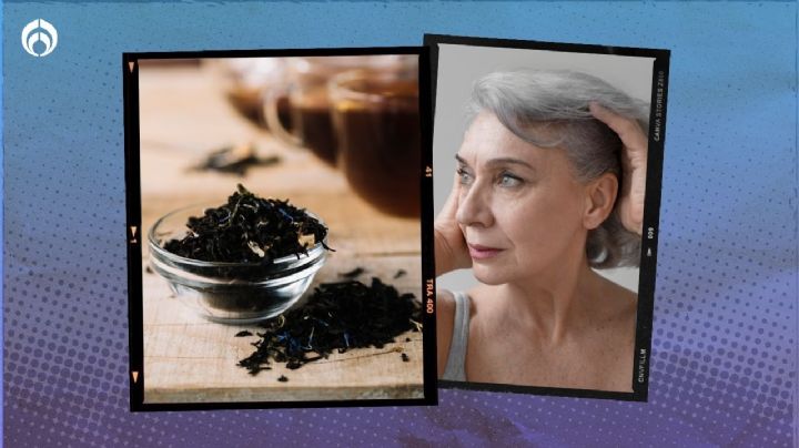 No más canas: la potente mascarilla casera con té negro para eliminarlas