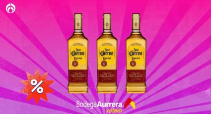 Aprovecha el 3x2 en Tequila José Cuervo Reposado de Bodega Aurrera; tiene delicioso sabor maderoso