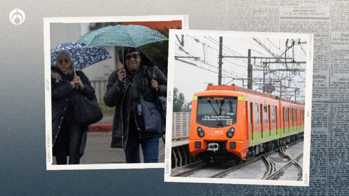 Lluvias con truenos 'atoran' al Metro CDMX: Marcha en 8 líneas es lenta