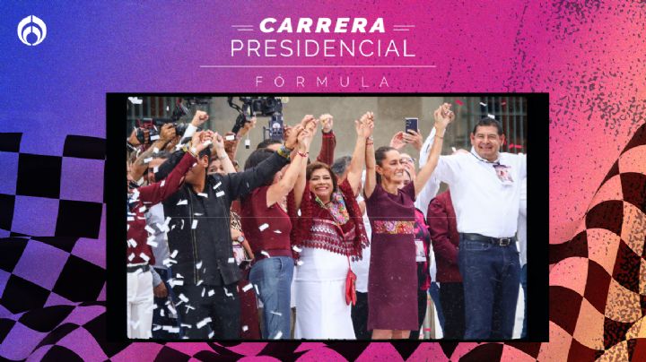 Apapachan a Clara en el Zócalo: augura una victoria contundente el 2 de junio