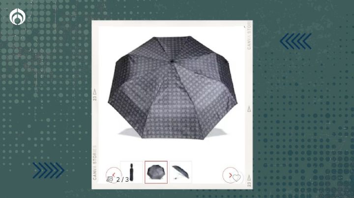 Sanborns deja baratísimo elegante paraguas Nautica para cubrirte del sol