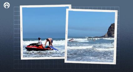 Rescatan a 9 turistas 'atorados' por una corriente en el mar de Mazatlán (FOTOS)