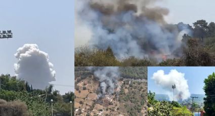 (FOTOS) Explota polvorín de pirotecnia en el poblado de Ocotepec, Cuernavaca