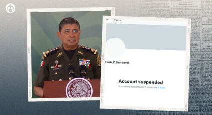 Suspenden cuenta apócrifa del general Sandoval tras publicación de mensajes falsos