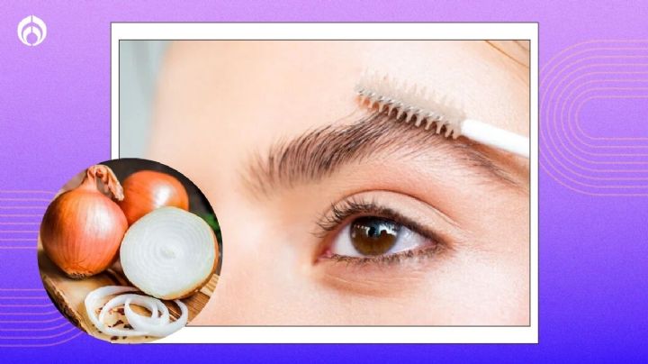 Truco con cebolla para hacer crecer las cejas de forma rápida, natural y sin gastar mucho