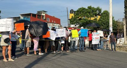 Más de una semana sin agua, pero el recibo llega puntual; protestan por falta de líquido en Xalapa