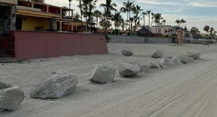 Gentrificación con ¿rocas?: extranjero se apropia de playa con zona de anidación de tortugas