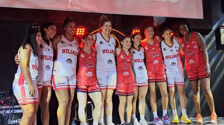 Liga Femenil de Basquetbol: presentan a las 'Rojas de Veracruz' y este día debutan vs. Fuerza Regia