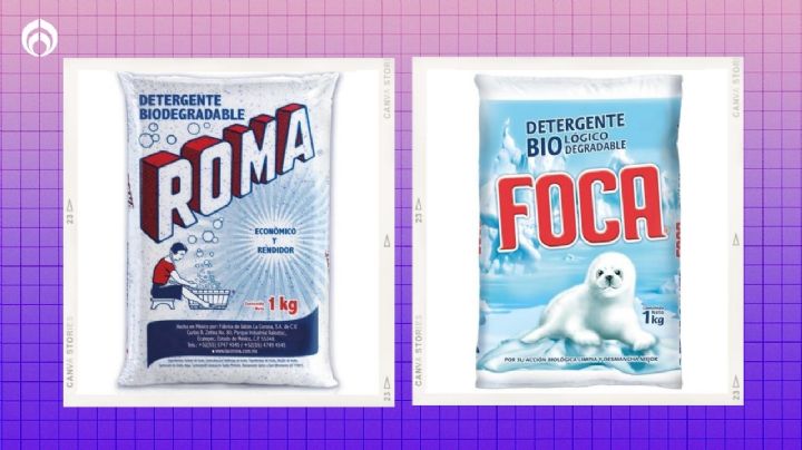 Roma o Foca: ¿Qué detergente en polvo es mejor para despercudir la ropa blanca y el más barato?