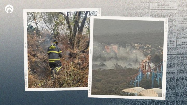 Incendio en Tlalpan: llamas consumen bosque cercano a Six Flags (VIDEOS)