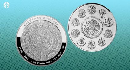 Calendario Azteca: la moneda de plata pura que alcanza un valor de 50 mil pesos