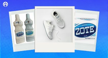 Jabón Zote en barra o líquido: ¿cuál es mejor para dejar tus tenis súper blancos?