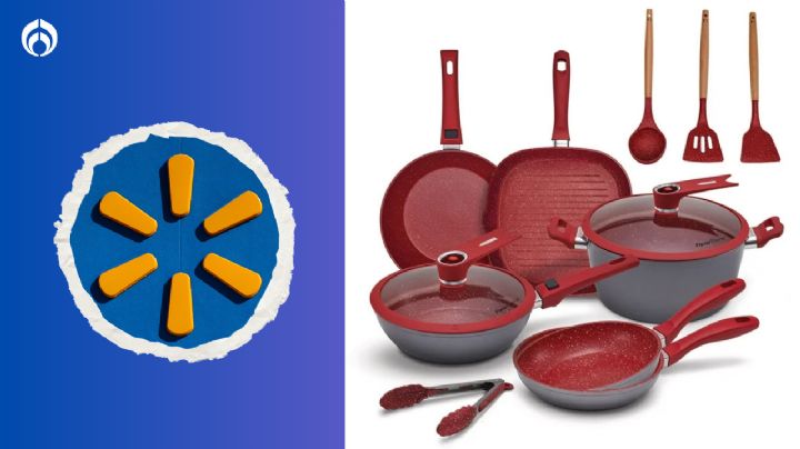 Walmart rebaja más de mil 300 pesos batería de cocina Flavorstone