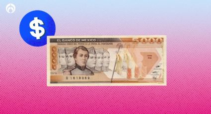 El raro billete de 5 mil pesos mexicanos de los Niños Héroes que se vende en hasta 100 mil pesos