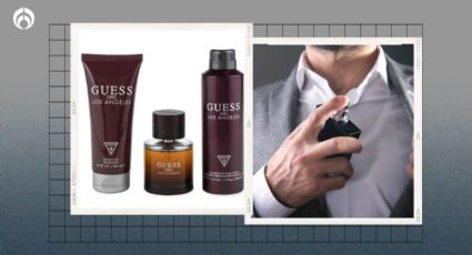 Coppel remata set de perfume Guess que incluye crema y desodorante ideal para el Día del Padre