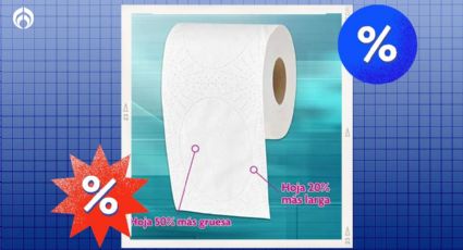 Soriana tiene al 50% de descuento el papel de baño de hojas cuádruples con 'muy alta' resistencia