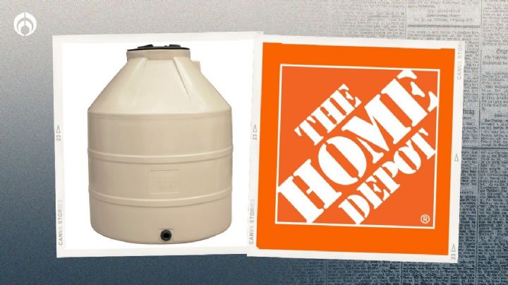 Home Depot: el tinaco más vendido para familia grande cuesta menos de 4,000 pesos