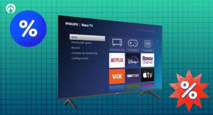 La pantalla Philips de 65 pulgadas y Roku 4K Ultra HD que Bodega Aurrera remata al 50% de descuento