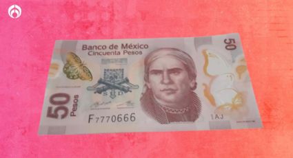 El billete de Morelos que se vende en un millón de pesos por tener un curioso número de serie