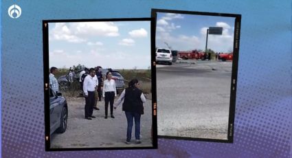 Equipo de Sheinbaum sufre accidente en Coahuila; muere una persona