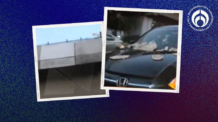 Línea 4 del Metro CDMX: caen pedazos de cemento sobre vehículo; no hay lesionados (VIDEO)