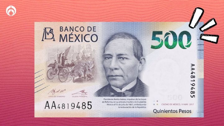 Curiosa característica del billete de 500 que se vende en CINCO millones de pesos