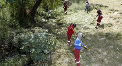 Realizan limpieza de pluviales por lluvias en Escobedo NL