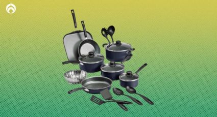 Gran Barata Liverpool: batería de cocina Tramontina de 18 piezas antiadherentes a precio de regalo