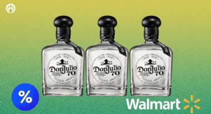 Walmart desploma el precio de kit de tequilas Don Julio 70 Añejo elaborado artesanalmente