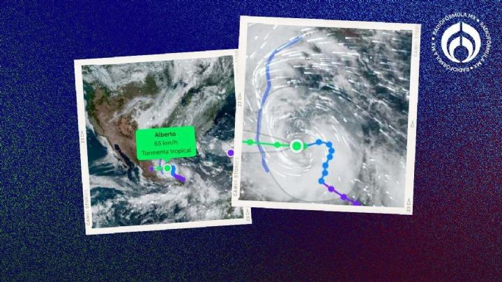 Tormenta tropical Alberto: FOTOS de cómo luce su 'ojo' desde el espacio