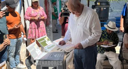 Elecciones en BCS: Gobernador vota y confía en la democracia; los fraudes se han terminado, dice