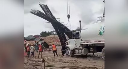 Tren Maya: accidente en tramo 7 no fue por las lluvias, auto causó el incidente asegura Mara Lezama