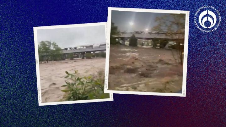 Los efectos de la tormenta tropical Alberto: así se ve La Huasteca y el río Santa Catarina (VIDEO)