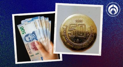 Esta moneda de 50 centavos de 2005 tiene un error que la hace valer ¡más de 800 mil pesos!