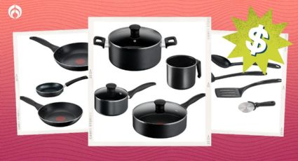 La batería de cocina T-Fal de 14 piezas con 'termo señal' que tiene casi el 50% de descuento en Walmart