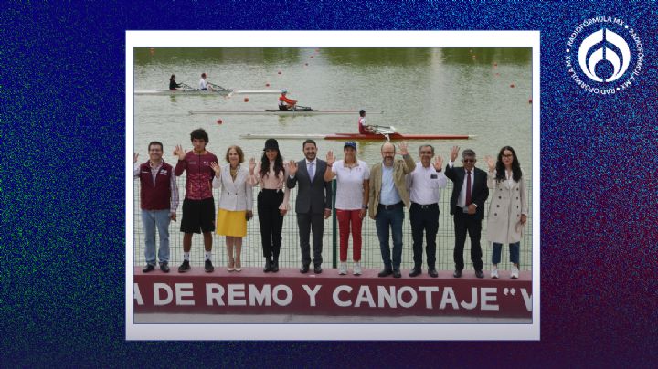 ¡Listos para competir! Martí Batres renueva la pista olímpica de remo y canotaje en Xochimilco