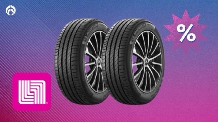 Liverpool pone en oferta paquete de llantas MICHELIN excelentes y seguras para piso seco y mojado