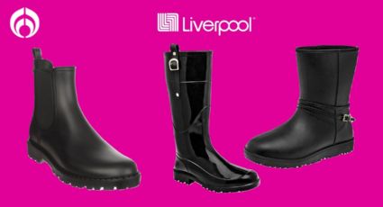 Liverpool remata estos modelos elegantes de botas para la lluvia