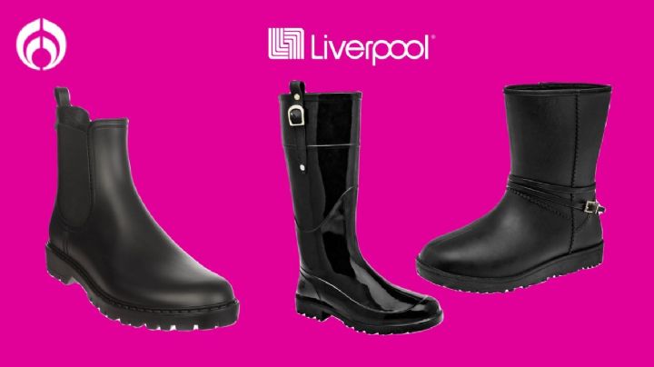 Liverpool remata estos modelos elegantes de botas para la lluvia