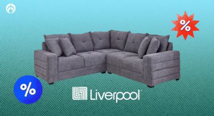 Liverpool: la sala modular con diseño moderno, cómodo y extra suave que tiene a precio de remate