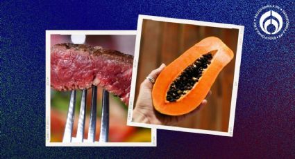 El truco con papaya para ablandar una carne dura en sólo 5 minutos